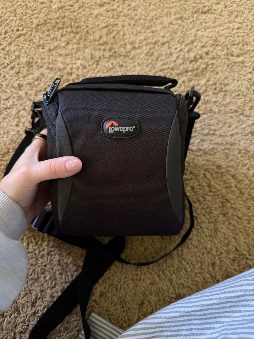 Lowepro Compact Black Camera Bag - Padded Carry Case